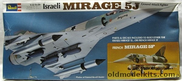 Revell 1/32 Israeli Mirage 5J or French Mirage 5F, H155 plastic model kit